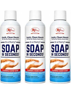 Foaming Hand Soap Spray Dispenser - 3 Pack, Fresh Scent, Alcohol-Free, Gentle on